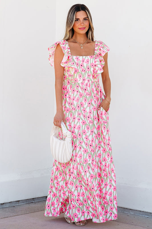 Poppie ’n’ Pink Ruffle Strap